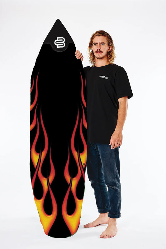 BOARDSOX Short Board Cover - Flames